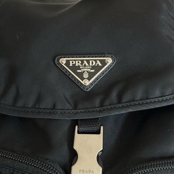 Prada Re-Nylon Black Drawstring Rucksack Backpack - Picture 3 of 5